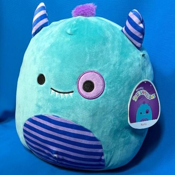 NWT ~ SQUISHMALLOWS ~ 12" RORTY THE MONSTER / ALIEN KELLY TOY - Picture 16 of 16